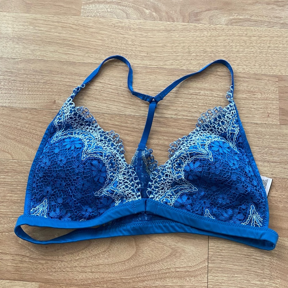 Victoria’s Secret Delicate Blue Lace Bralette